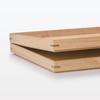 MUJI Wooden Square 27cm Wide X 19cm Deep X 2cm MDC81A2S Tray, Natural, Approx. High,
