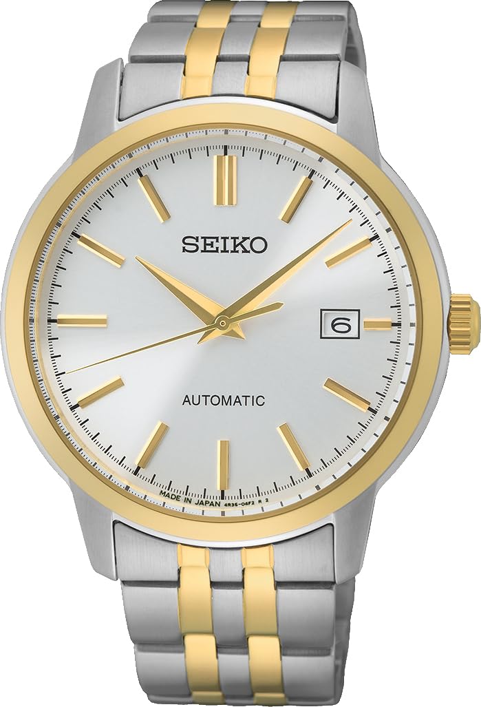 

SEIKO Automatic Watch Made in Japan SRPH92 Silver x Gold Combination Overseas [Seiko] Men s Model, Silver/Gold [Item]