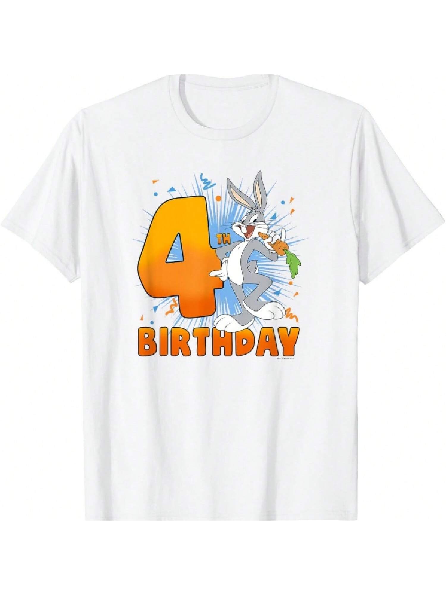 4th Birthday T-Shirt S разноцветный