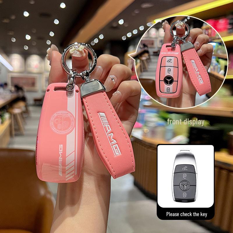 Mercedes-Benz E-Klasse Schlüsselhülle: Kompatibel mit E300L, C260L, A200L, GLB, GLC, GLE350.