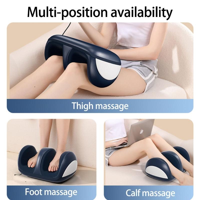 Heated Shiatsu Electric Foot Massager With Knead Rollers For Women and Men Calf Muscle Relief And Care
