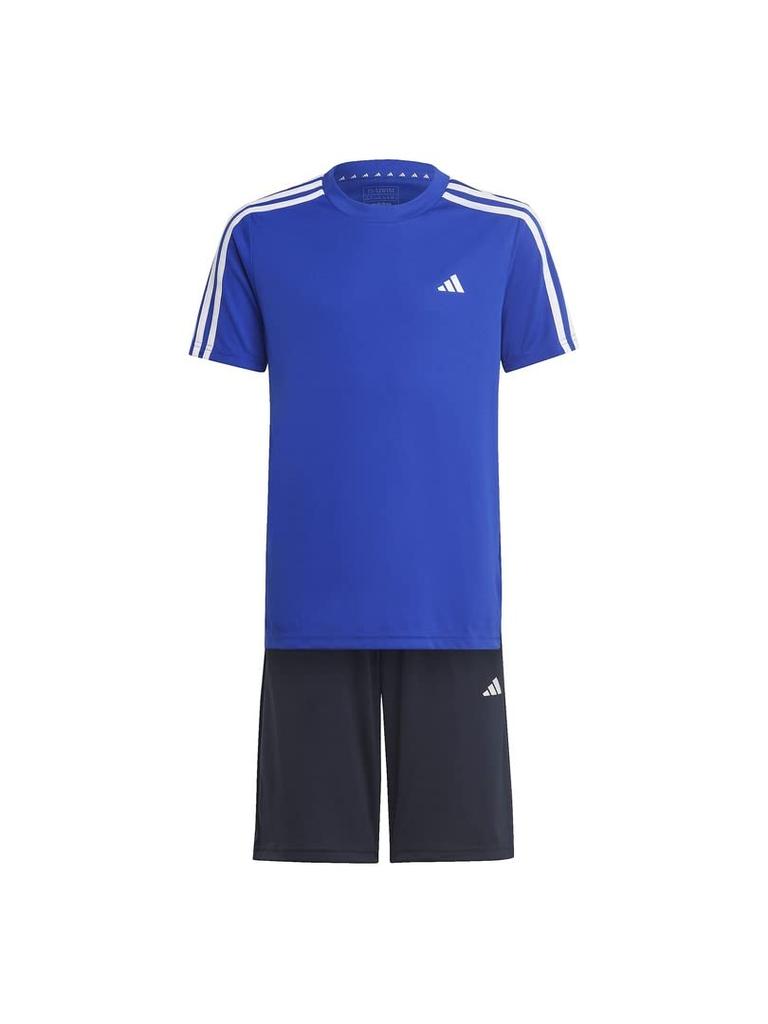 E Conjunto de Shorts Infantil TR-ES Camiseta 3 Listras