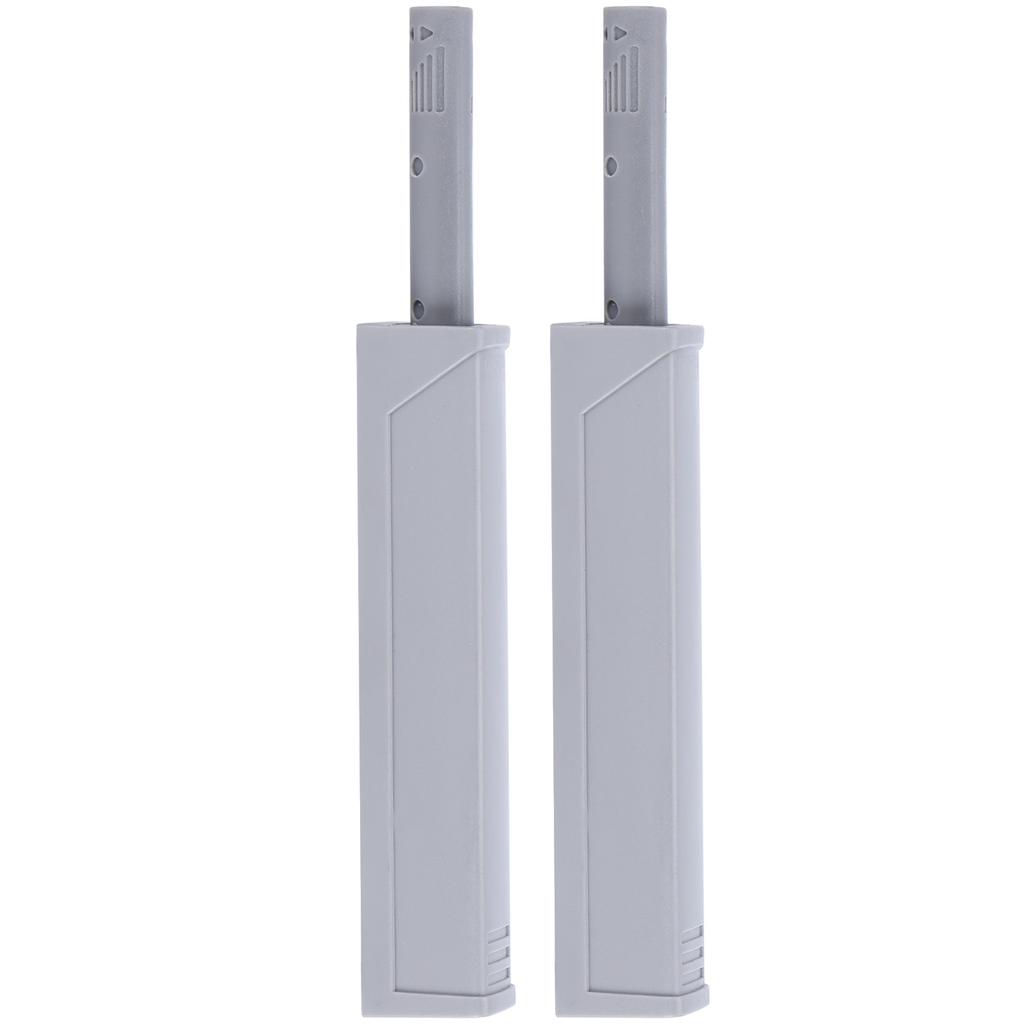 2 Sady Magnetické Tlačné Západky Tlumič Zásuvky Dveřní Západky Systém Push to Open Tlumič pro Skříňku