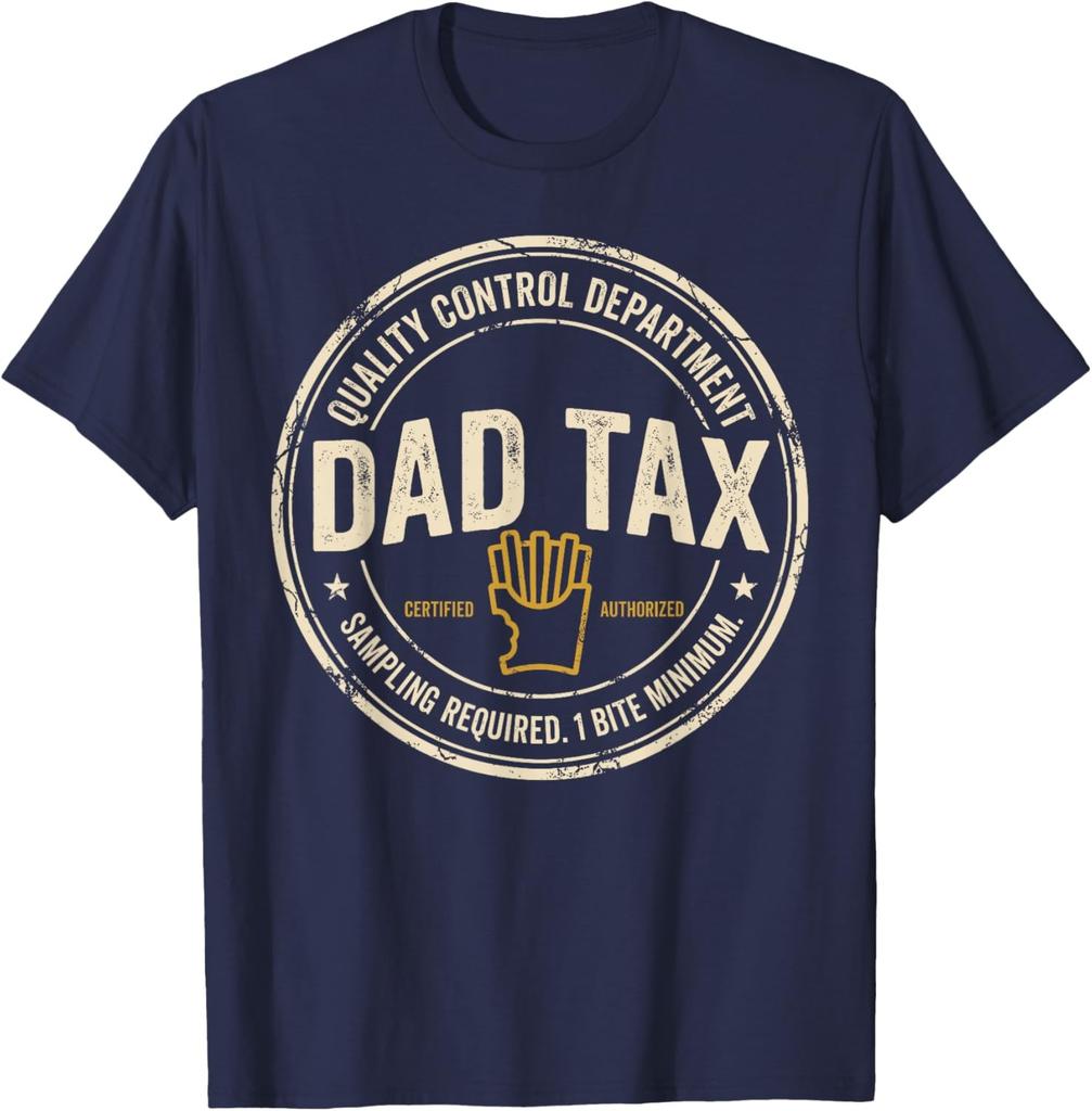 Dad Tax Quality Control One Bite Snack Humor Unisex T-Shirt