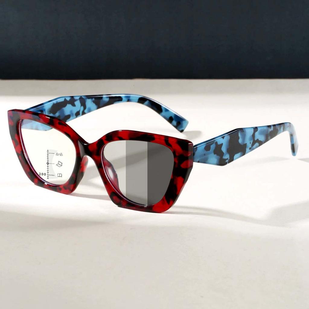 Smart Pochromic Sunglasses for Reading Glasses Vintage Progressive Multifocal Presbyopia Eyewear Finished Bifocal Eyeglasses