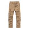 Men's Cross-border Plus Size Work Pants With Multiple Pockets, Casual Pants,  Cotton Pants