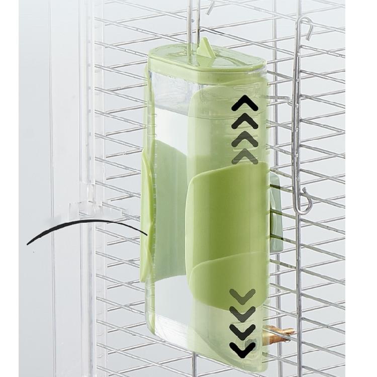 Haustier Trinkflasche Kunststoff Trinknapf für Papagei Haustier Wasserspender