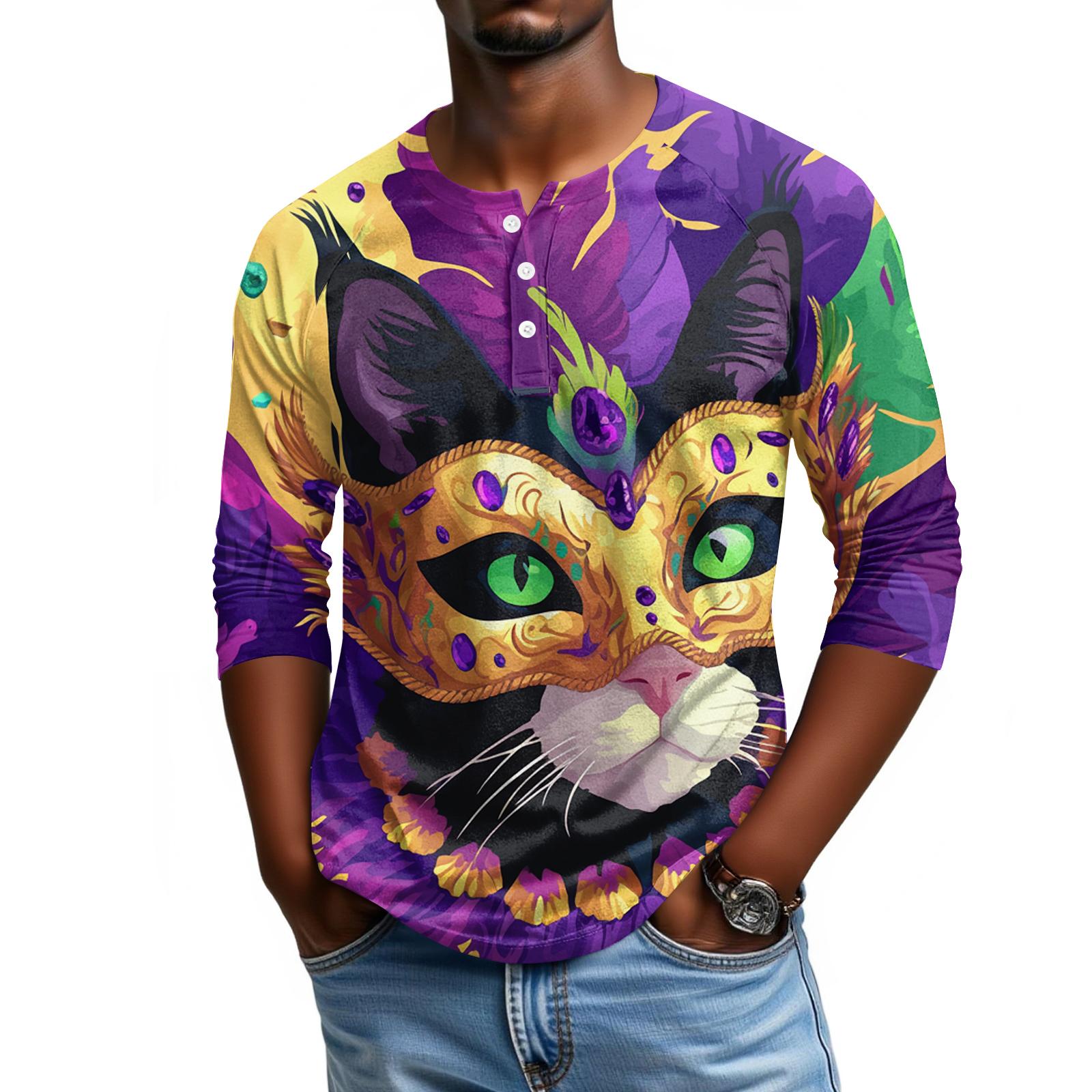 

Мужской топ с рукавом реглан и рукавом три четверти XXXL оранжевый