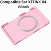 with Magnetic Metal Ring EBook Reader Case Decorative Cover for XTEINK X4 E-Reader Protection