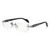New Fashion Grey Color Changing Edgeless Reading Glasses Women Anti Blue Light 60010 1