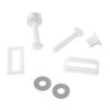 Washers Bathroom Hardware Toilet Seats Fitting Toilet Seat Hinges Fasteners Kits Screws and Nuts
