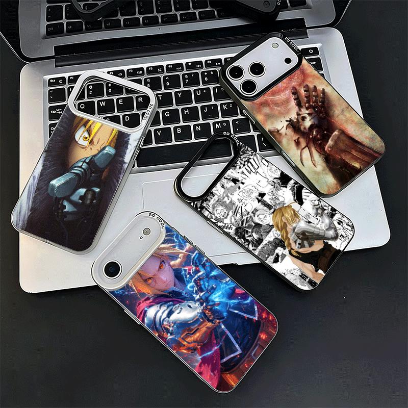F-ullmetal A-Alchemist Anime Shockproof Phone Case for iPhone 17 Air 16 16E 15 Pro Max 14 Plus 13 Mini 12 Back Cover Anti Fall F