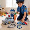 Police Bunny Plush Toy Set With Soft Crystal Fiber For Kids And Family Play