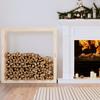 822422 vidaXL Firewood Support 100x25x100 Cm Pine Wood