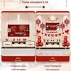 Double Happiness Garland for Wedding & Living Room Decor