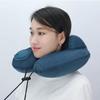 U-Shaped Comfortable Self-Inflating Air Pillow Neck Support Inflatable Airplane Travel Neck Pillow Inflatable Sleeping Pillow