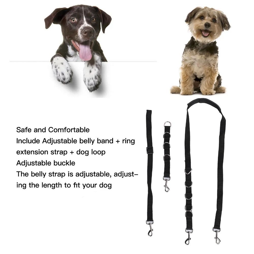 Multi Loop Buckle Dog Bath Restraint Adjustable Length Dog Belly Support Belt Pet Salon Groom