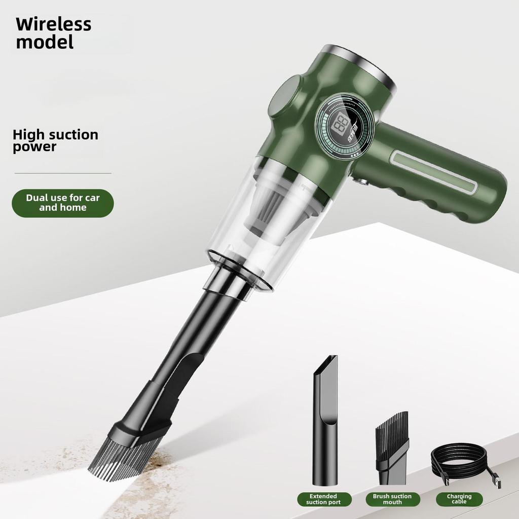 Wireless Portable Handheld Car Vacuum Cleaner with High Suction - Small Mini Dust Blower for Home Use