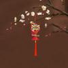 Bonsai Money Tree Ornaments: Indoor New Year Decorations with Double-Sided Lanterns