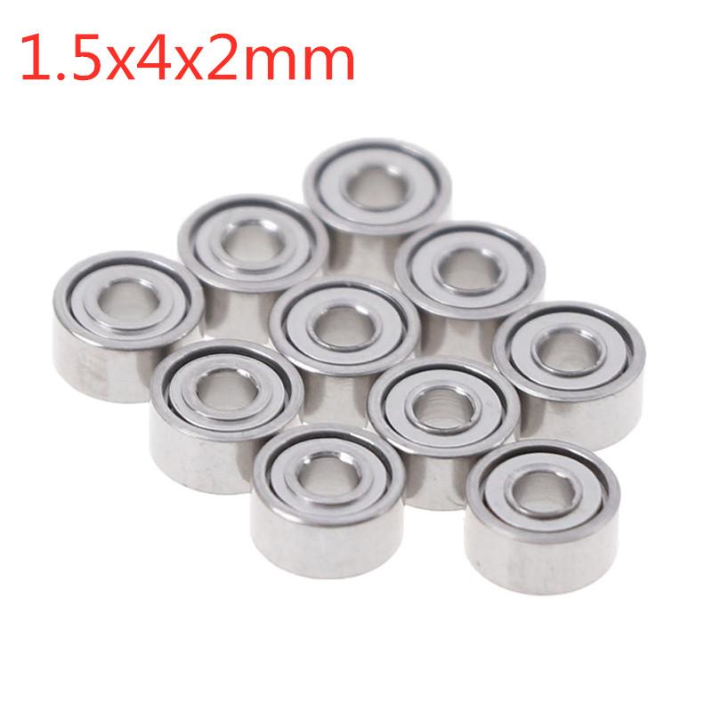 10pcs Deep Groove Spherical Carbon Steel Miniature Bearings Double Shielded Miniature High-carbon Steel Single Row 6 Models