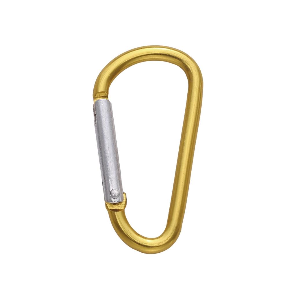 1pc Mountaineering Buckle Love Star Buckle D-Shaped Buckle Color Backpack Buckle Aluminum Keychain DIY Accessories