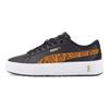 Puma Platform Mash Casual Low-Top Sneakers Women sneakers Black White Orange 383877-01