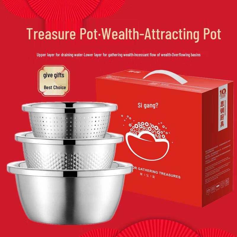 Sisigang Stainless Steel Fortune Pot Set