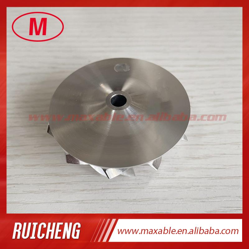 GT2554R 42.12/54.39mm 11+0 Blades High Performance Turbocharger Aluminum 2618/milling/billet Compressor Wheel Bore:6.00mm