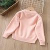 Girls Sweater Cardigan Knitted Children's Jacket Autumn and Winter Flower Girl Baby Long Sleeve Tops Sweaters