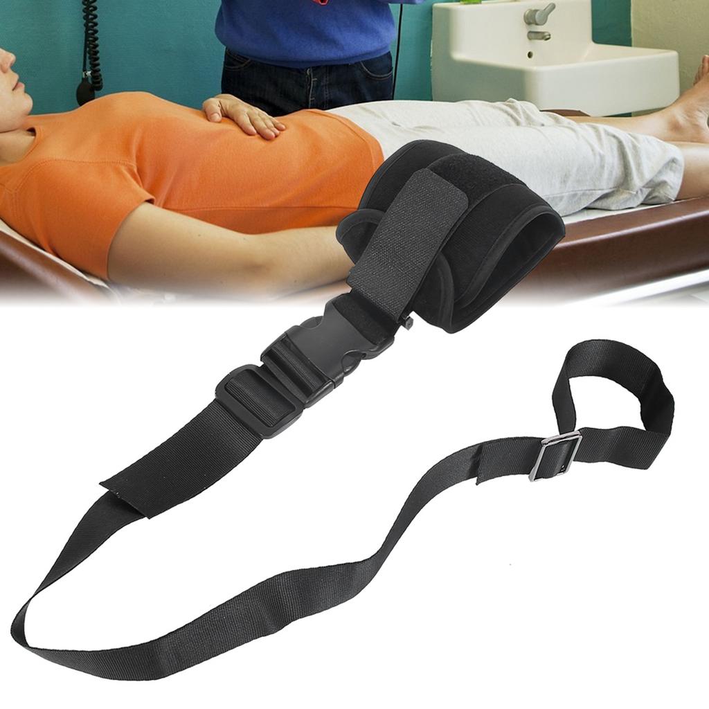 Patients Limbs Restraint Strap Elderly Wrist Ankle Fixation Belt Constraints StrapBlack Lower Limb