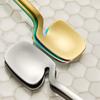 4Pcs Stainless Steel Tableware Set with Ergonomic Handle Design Rust Corrosion Resistant Cutlery Set Mirror Polished Flatware Set