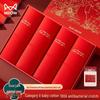 MaoRen Women's Red Lucky Cotton Briefs 4-Pack Gift Box