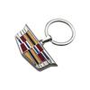 Porte-clés en cuir et alliage avec logo de voiture, anneau et pendentif pour Cadillac ATS BLS CT4 CT5 CTS Escalade SLS SRX XT5 XT6 XTS