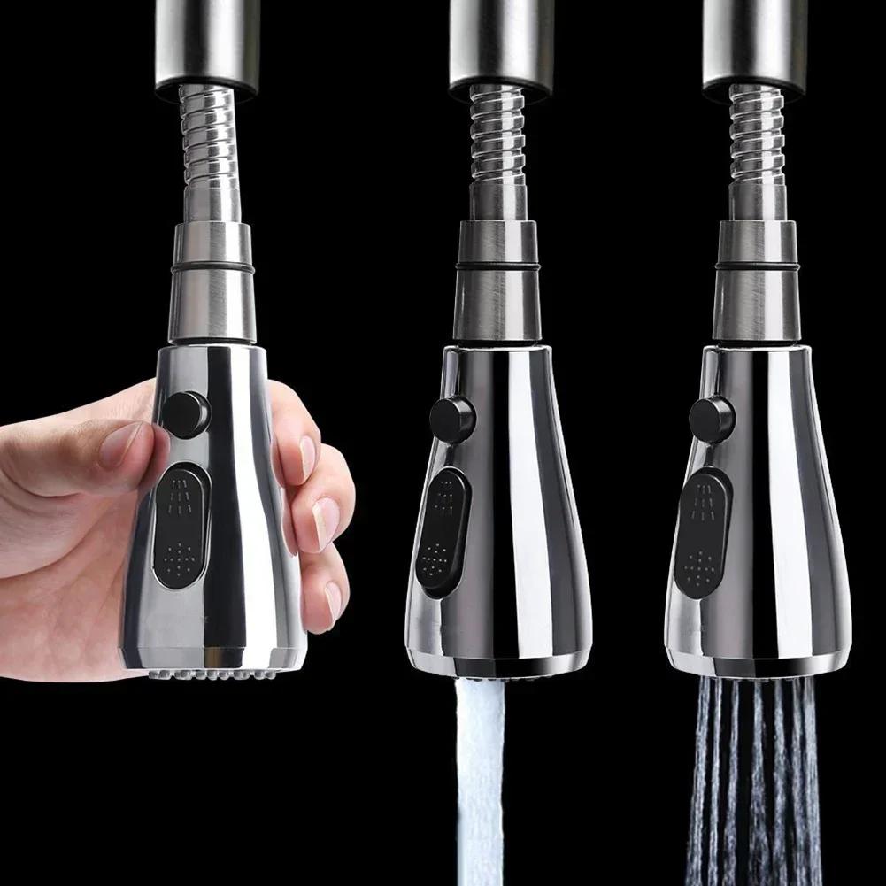 Kitchen Faucet Aerator Extender Pull Out Spray Head Replacement Sprayer Universal Kitchen Sink Faucet Filter Nozzle Bubbler