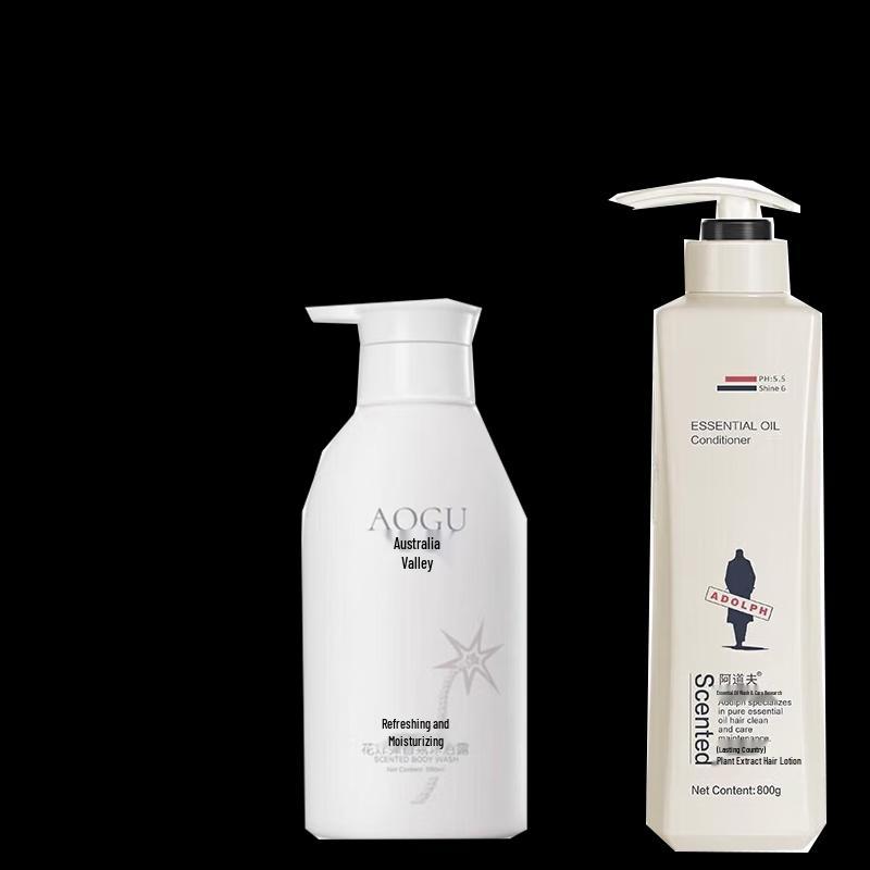 Adope Anti-Dandruff Shampoo & Aogu Flower Bomb Shower Gel Set