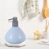 uxcell Foam Soap Dispenser Ceramic Foam Soap Pump for Bathroom Blue 450ml/15oz