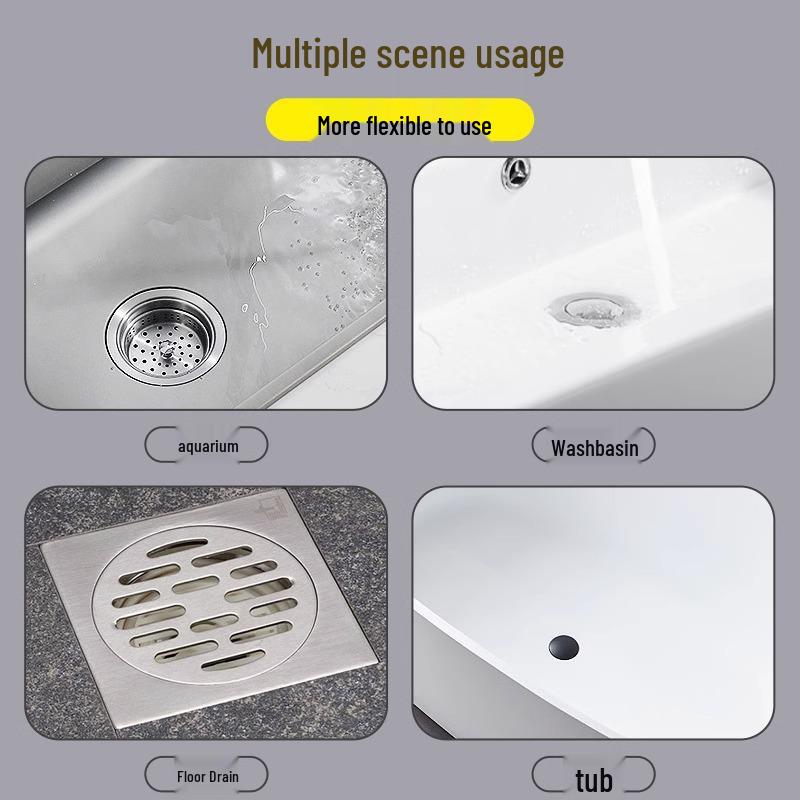 Anti-Clog Floor Drain & Hair Filter for Bathroom and Kitchen Sinks