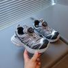 Barnes pustende sportssko Jenter lettvekts pappa-sko Liten jente mote Roterende spenne Løpesko Sklisikre fritidssko