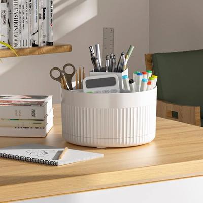 360 ° Table Top Rotary Makeup Brush Storage Container Cosmetics Shelf Dresser Eye Shadow Brush Lipstick Pen Holder
