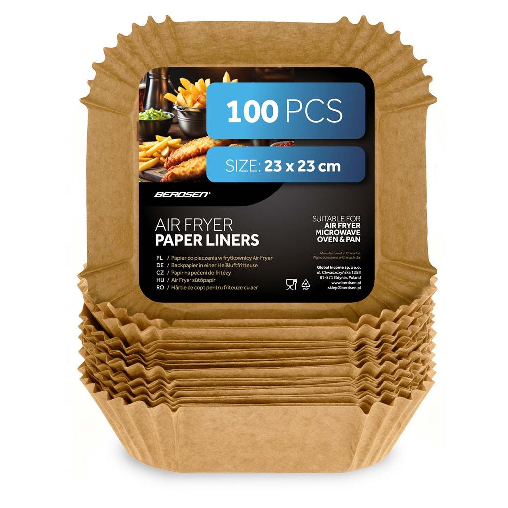 Baking Paper For Fryer Inserts 23 Cm Berdsen - 100 Pcs