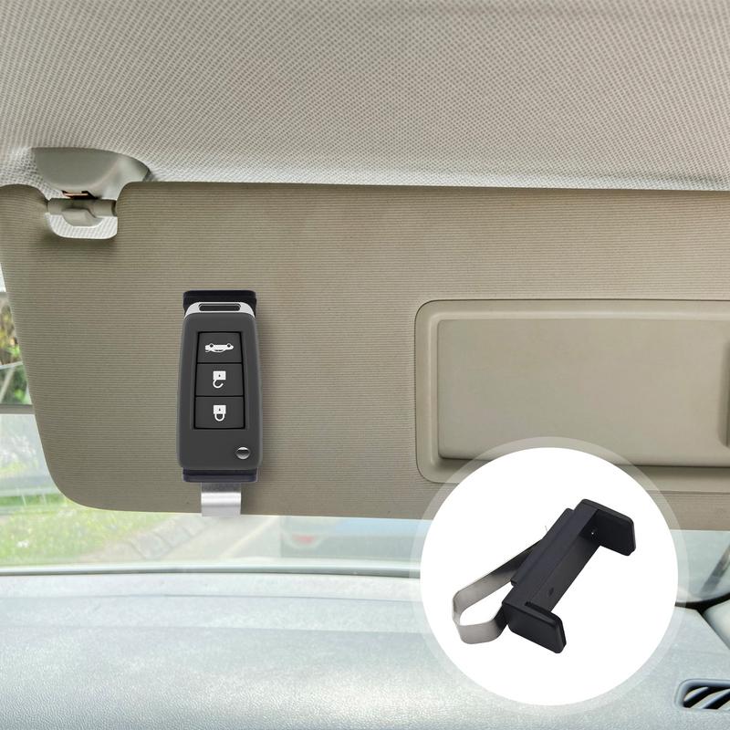 Car Sun Visor Clip Holder Gate Remote for Garage Door Control Car Keychain Universal Car Interior Accessories Garage Door Remote