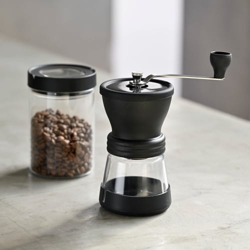 HARIO Coffee Mill, Black Ceramic Skeleton N, MSCSN-2-B, Perfect Gift