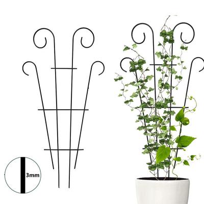 Green Plant Climbing Frame Pergola Plant Climbing Support Garden Climbing Flower Rack Cage For Single Stem Flower Plants