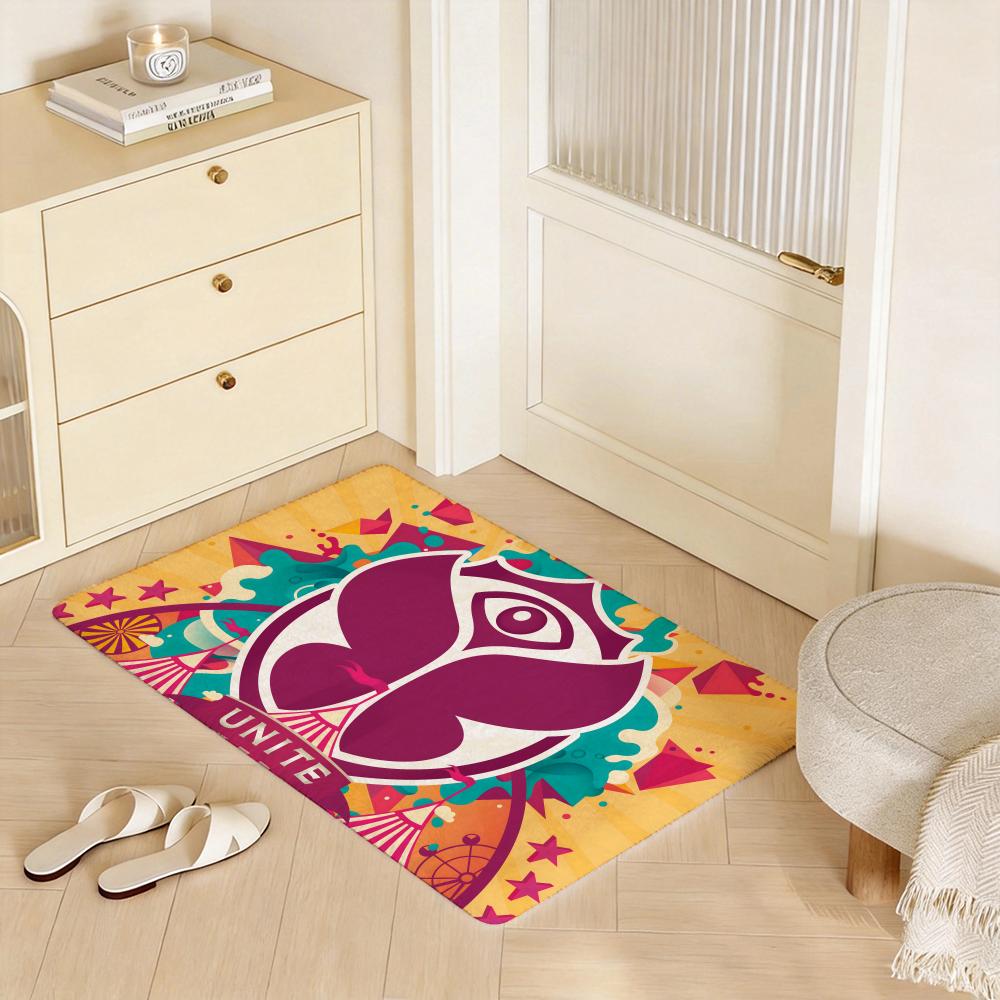 tomorrowland Floor Mat Eco Flannel Doormat Non Slip Odorless Indoor Floor Rug Soft Short Plush Home Mat