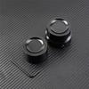 4pcs Motorcycle Front & Rear Axle Nut Covers Caps Black For Harley Sportster XL Dyna Fat Bob FXDF Touring Electra Glide Softail