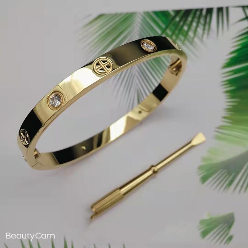 European & American Fashion Titanium Cross Screwdriver Couple Bracelet – Trendy Stainless Steel for Men & Women