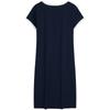Calvin Klein American Vintage Color Block U-Neck Slim Fit Knit Short Sleeve Dress Women dresses 47G212G