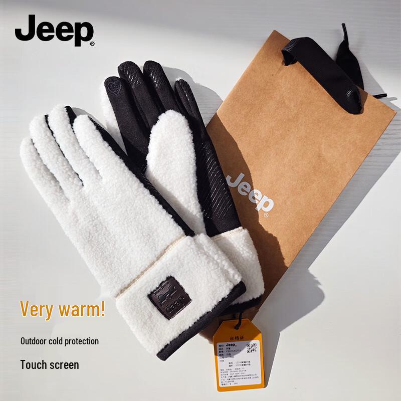 

JEEP Women s Touchscreen Fleece-Lined Winter Outdoor Gloves One Size