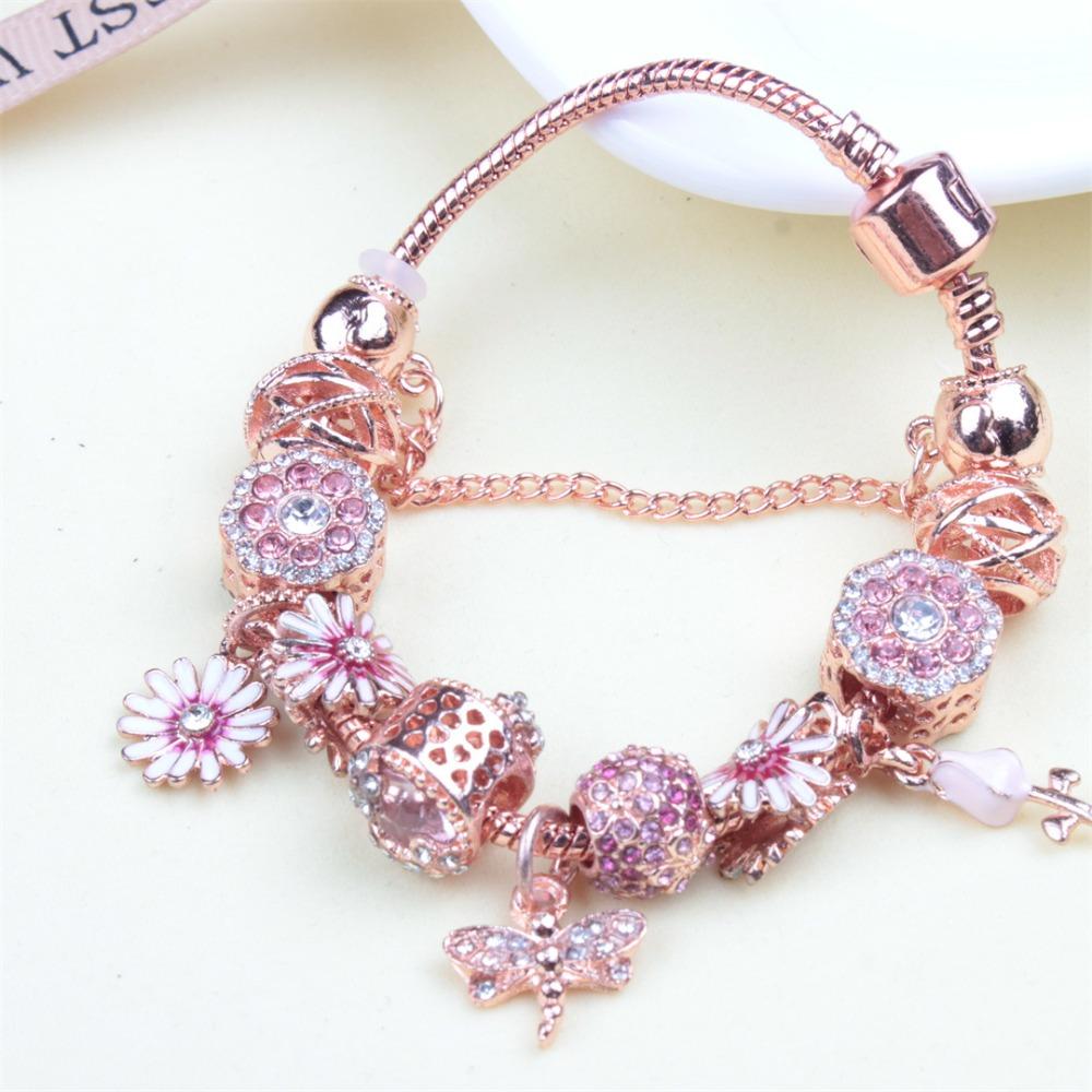 Beaded Bracelet Bangle Multi Element Stainless Steel Copper Alloy Open Spring Snake Bone Chain