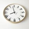 KATOMOKU Plywood Clock 17 Natural Wall Clock Sweep Movement Diameter 36cm km-106NA (Quartz Clock)